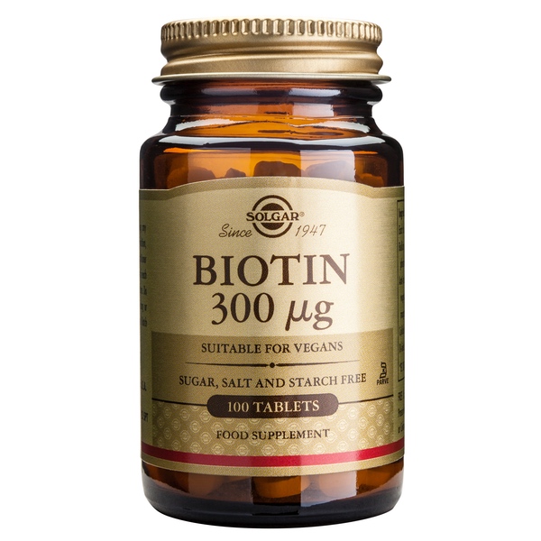 Solgar Biotin 300ug 100 Tablets