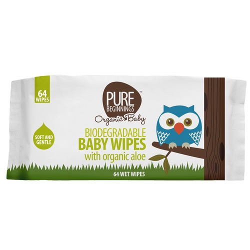 pure beginnings natural bamboo baby wipes