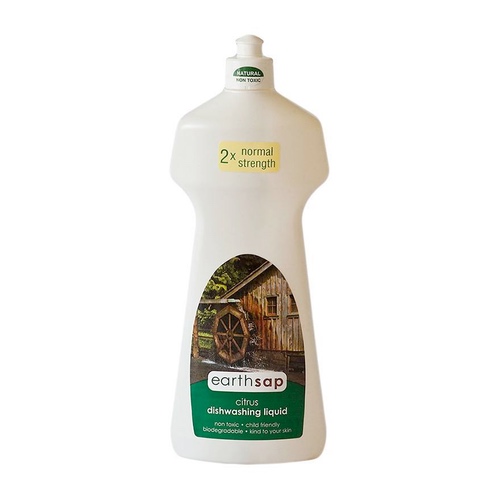 earthsap Dishwashing Liquid Citrus Double Strength 750ml