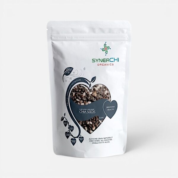 Synerchi Organic Black Chia Seeds 500g