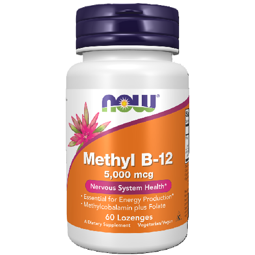 NOW Foods Methyl B-12 5000 mcg Lozenges
