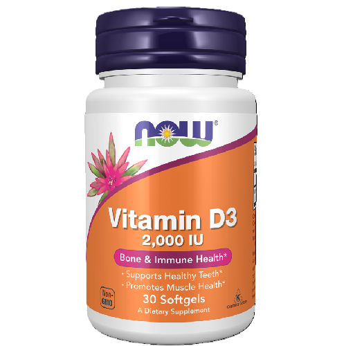 NOW Foods Vitamin D3 2000 IU