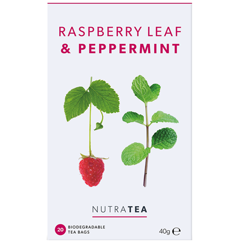 NutraTea Raspberry Leaf & Peppermint Tea