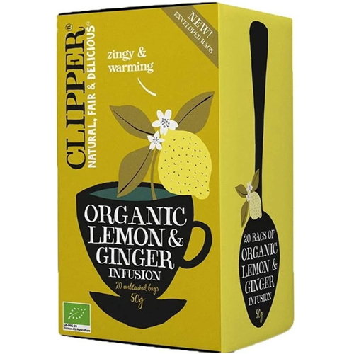 Clipper Organic Lemon & Ginger Tea