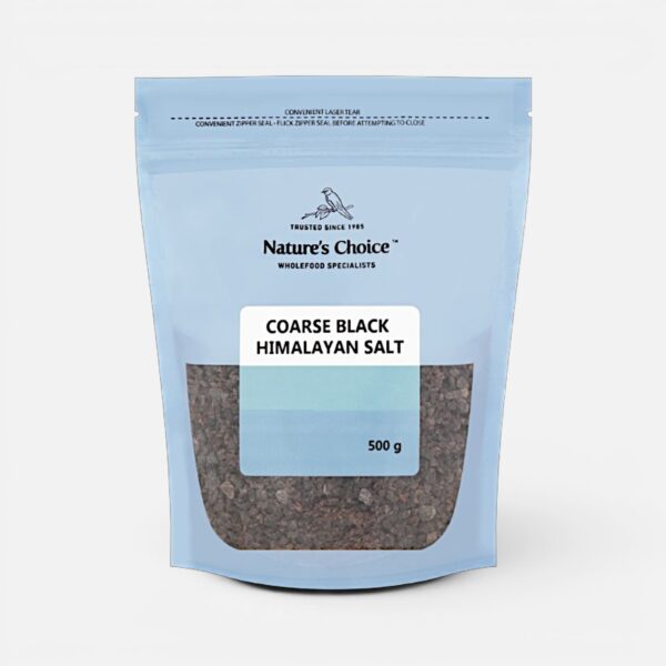 Nature’s Choice Coarse Black Himalayan Salt 500g