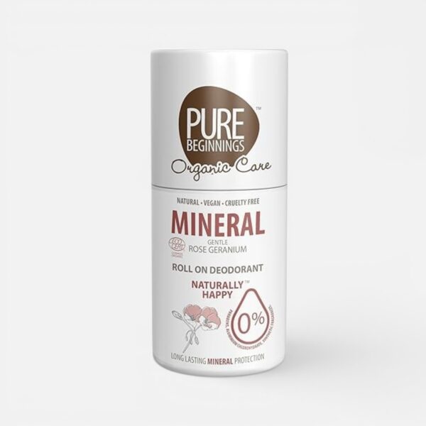 Pure Beginnings Mineral Rose Geranium Deodorant