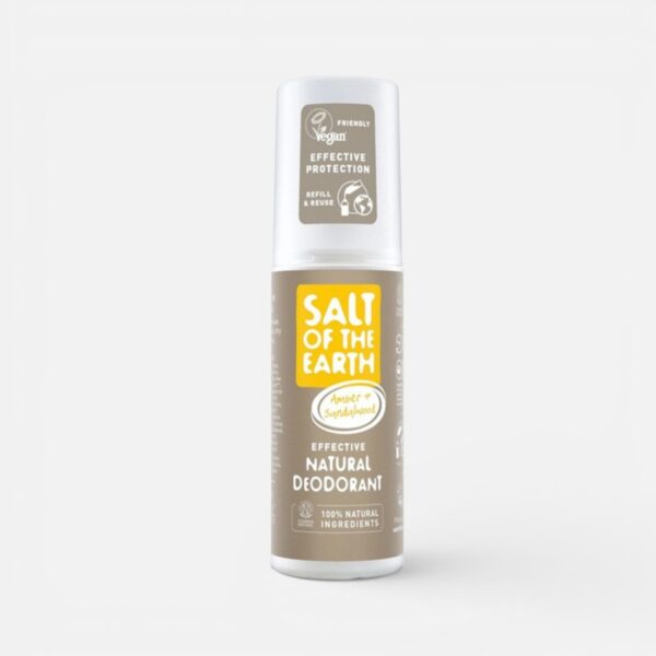 Salt of the Earth Amber & Sandalwood Natural Deodorant Spray 100ml