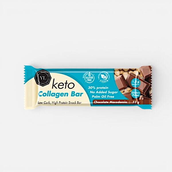 Keto Collagen Bar Chocolate Macadamia