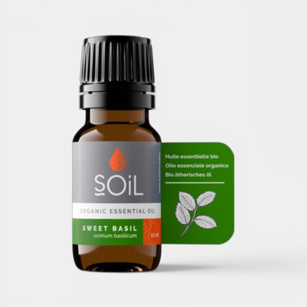SOiL Organic Basil Essential Oil 10ml