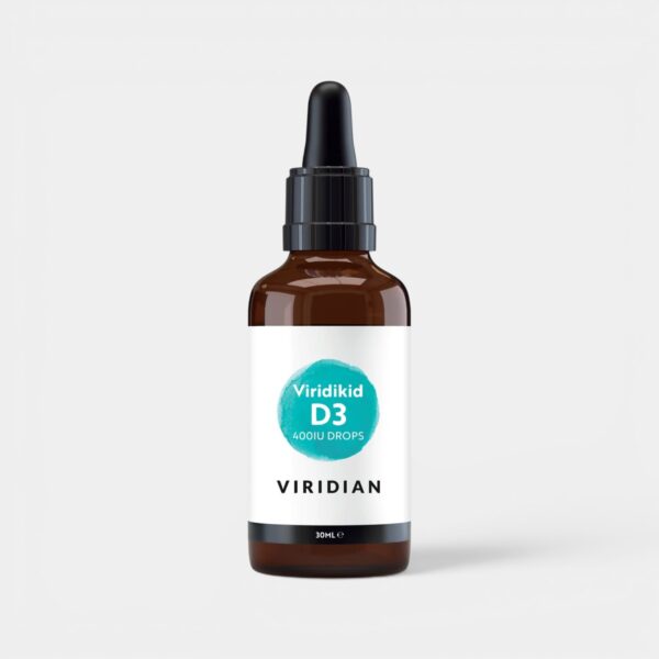 ViridiKid Liquid Vitamin D3 Drops 400IU